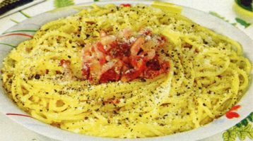 DiPiù e Vittorio Sgarbi, una carbonara d’autore