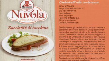 Umbricelli alla carbonara, protagonista il tacchino