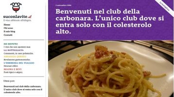 Su con la vite, quando il vino sposa la carbonara