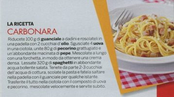 Cucina Moderna, una carbonara di stagione