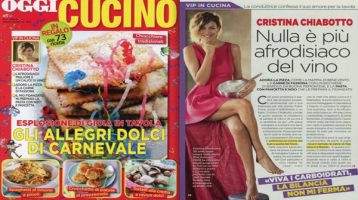 Cristina Chiabotto, testimonial della buona tavola