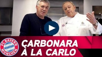 Ancelotti e la carbonara à la Carlo