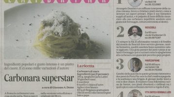 Carbonara Superstar, anche in versione di mare