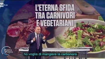 Porta a porta, no ai falsi miti alimentari… viva la carbonara!