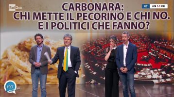 Carbonara, chi mette il pecorino e chi no. E i politici che fanno?