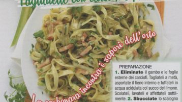 Un mese in cucina, la carbonara incontra i sapori dell’orto