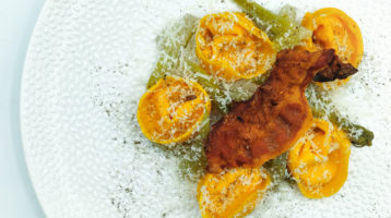 Tortelloni farciti di Carbonara dello chef Sadler